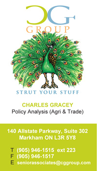 Charles Gracey,
				P  905 946 1515 ext 223, seniorassociates@cggroup.com