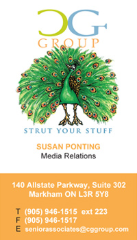 Susan Pointing,
                         P  905 946 1515, ext 223, seniorassociates@cggroup.com