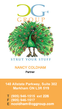 Nancy Coldham,
                    P  905 946 1515 ext 226, ncoldham@cggroup.com